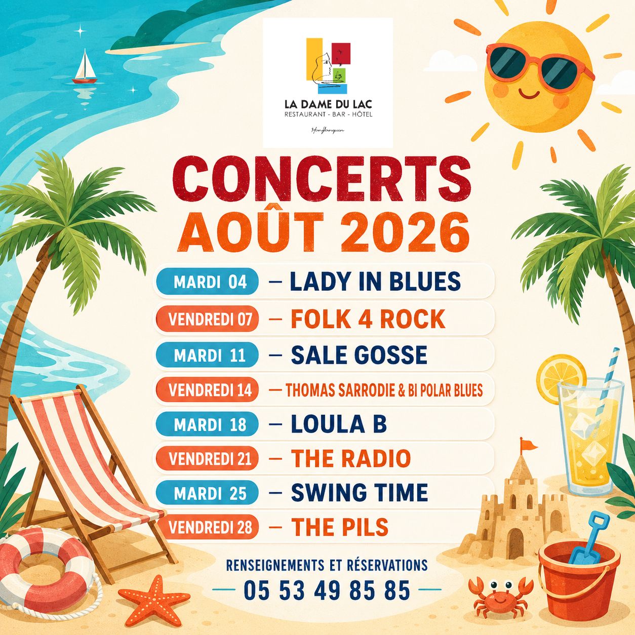 évènements gratuits aout 2026