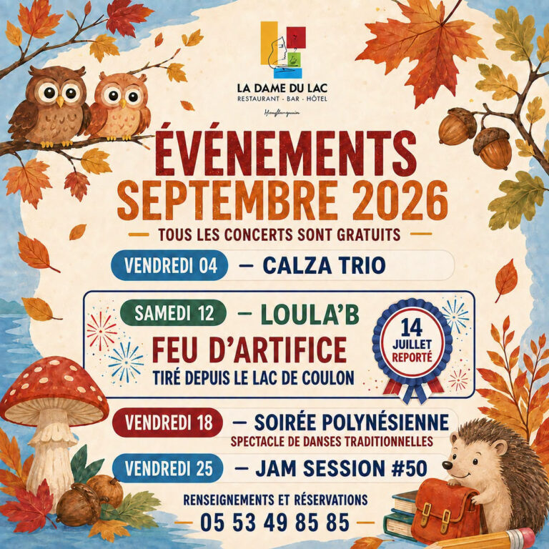 évènements septembre 2026